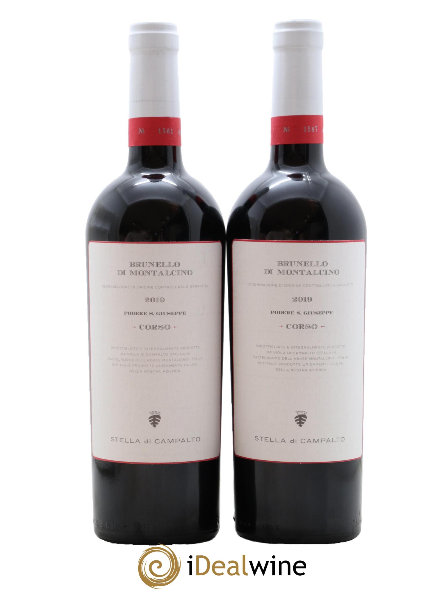 Brunello di Montalcino Corso Stella di Campalto 2019 - Lot de 2 bouteilles - 0