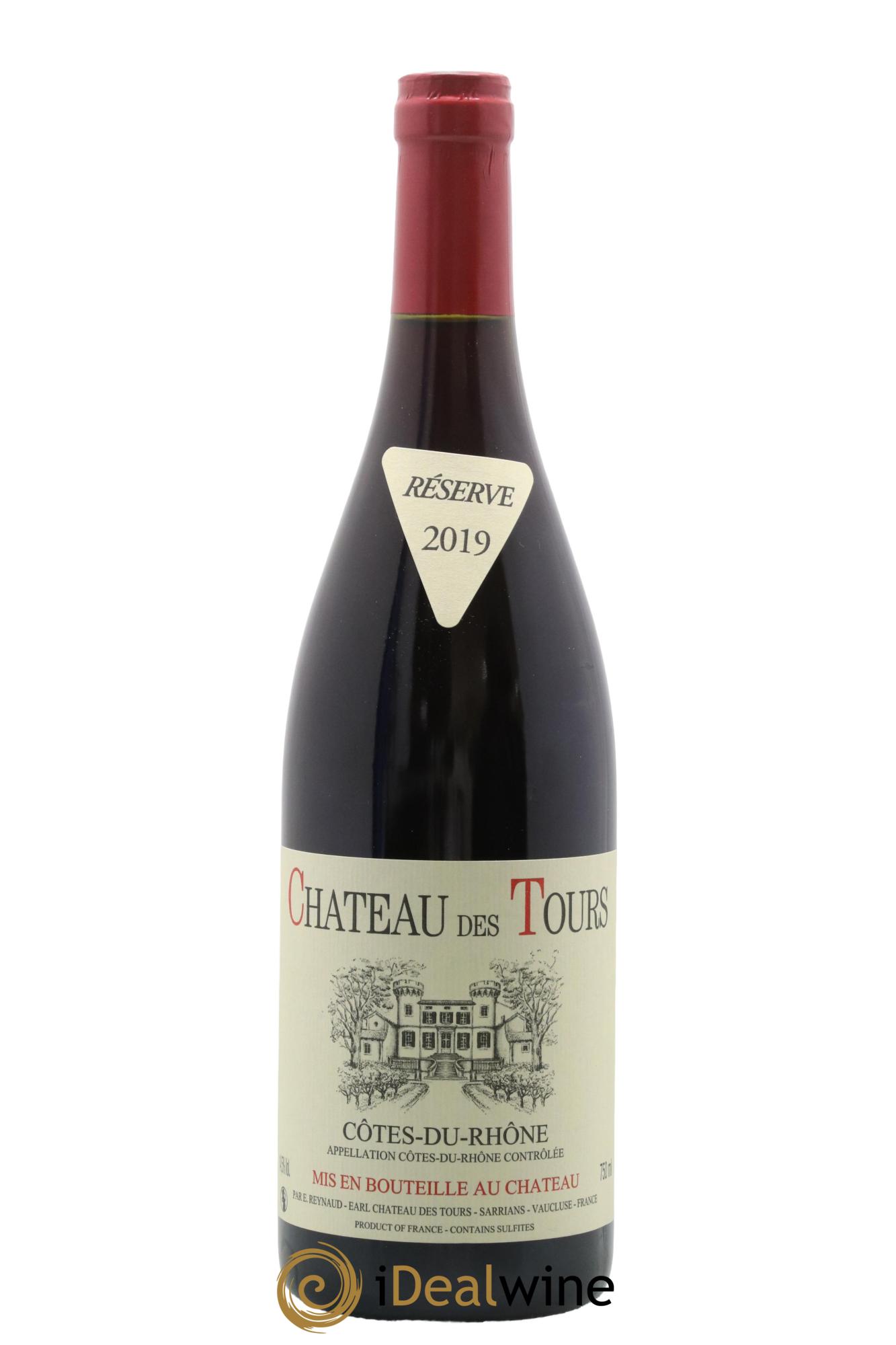Côtes-du-Rhône Château des Tours Emmanuel Reynaud 2019 - Lot de 1 bouteille - 0