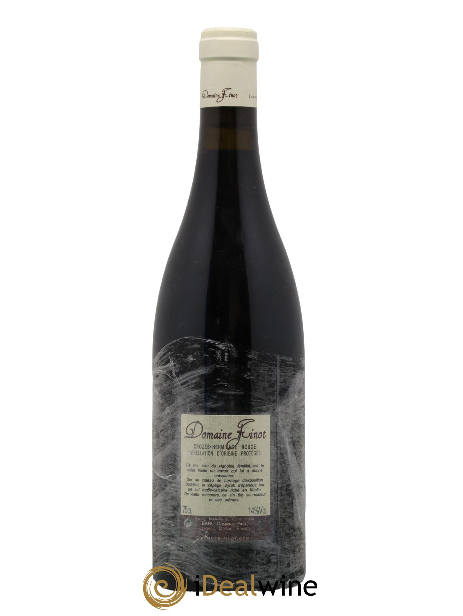 Crozes-Hermitage Domaine Finot 2019 - Lot de 1 bouteille - 1