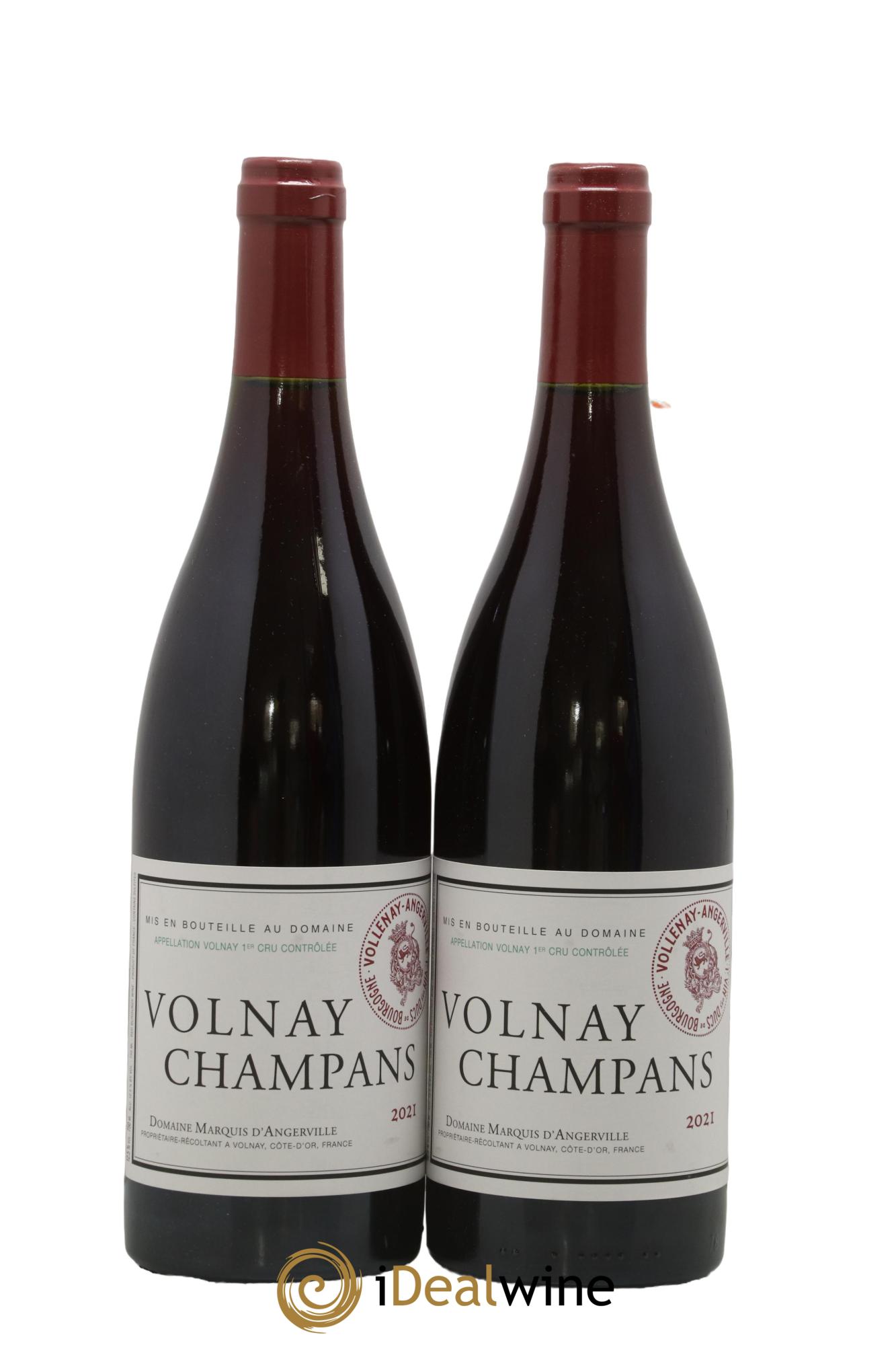 Volnay 1er Cru Champans Marquis d'Angerville (Domaine) 2021 - Lot de 2 bouteilles - 0