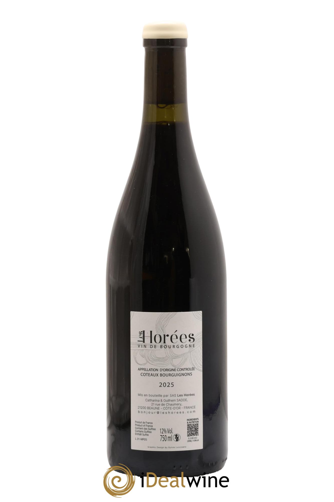 Coteaux Bourguignons Mon Poulain Les Horées 2025 - Lot de 1 bouteille - 1