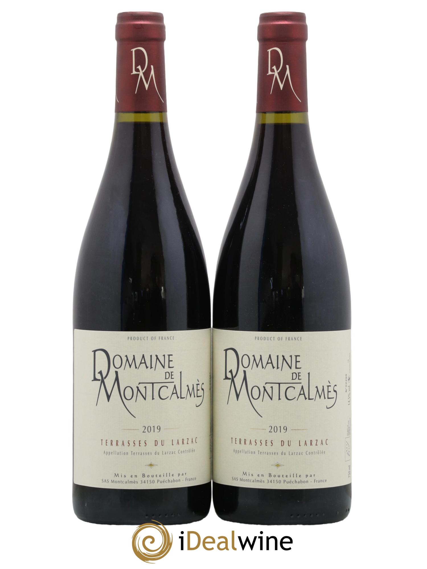 Terrasses du Larzac Domaine de Montcalmès Frédéric Pourtalié 2019 - Lot de 2 bouteilles - 0