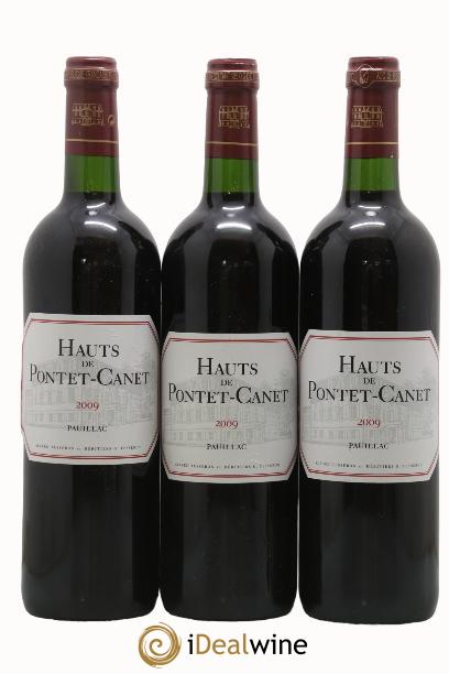 Les Hauts de Pontet-Canet Second Vin 2009 - Lot of 3 bottles - 0