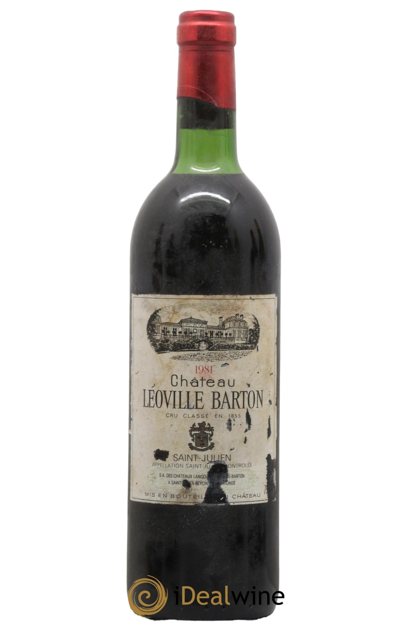 Château Léoville Barton 2ème Grand Cru Classé 1981 - Lot of 1 bottle - 0