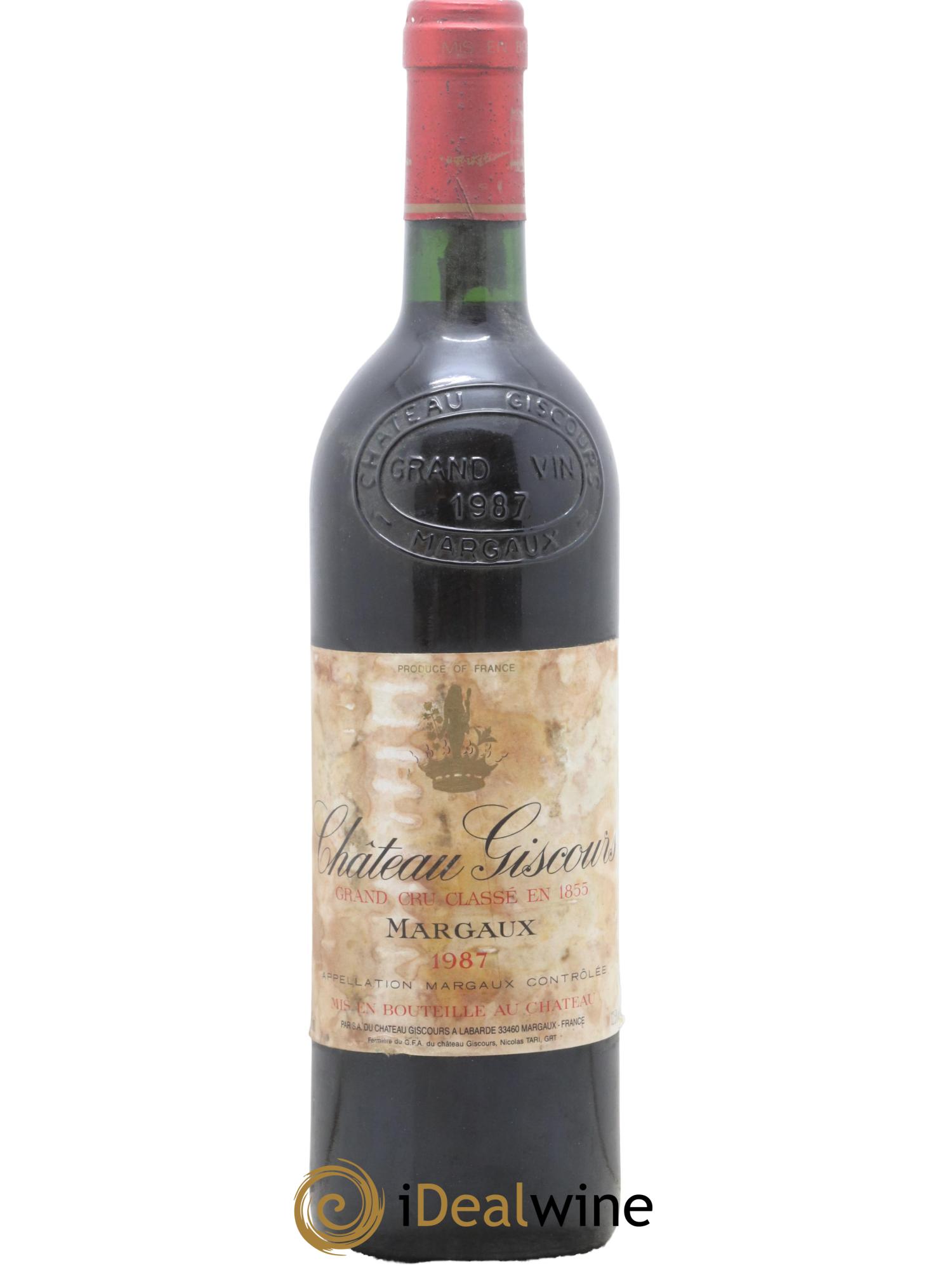 Château Giscours 3ème Grand Cru Classé 1987 - Lot de 1 bouteille - 0