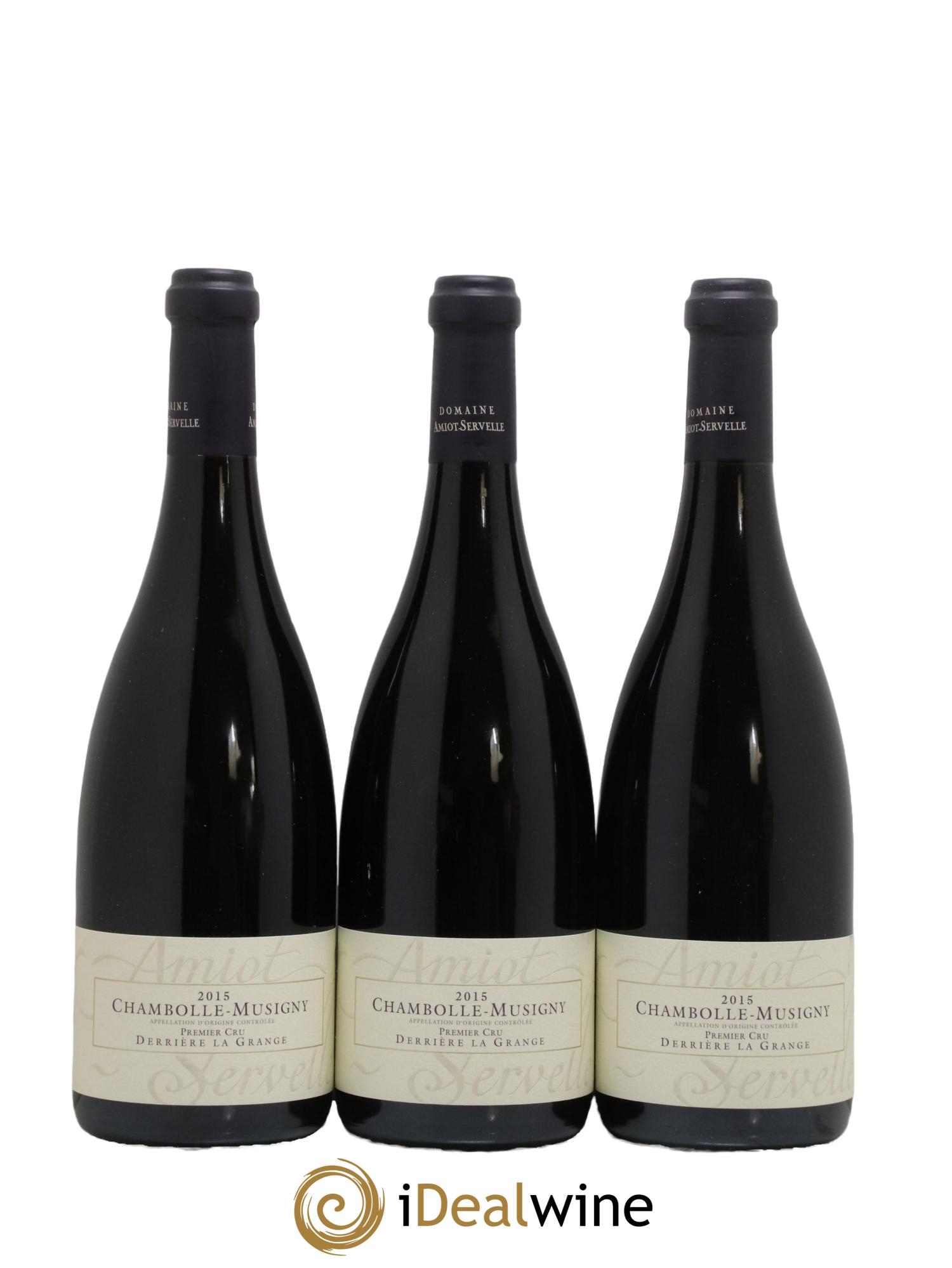 Chambolle-Musigny 1er Cru Derrière la Grange Amiot-Servelle 2015 - Lot of 6 bottles - 2