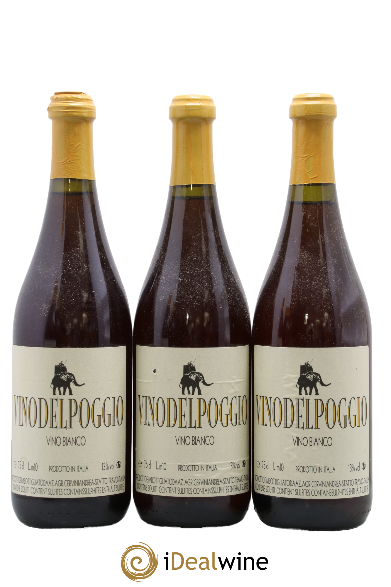 Italie Bianco Vino del Poggio Andrea Cervini 2010 - Lot of 3 bottles - 0