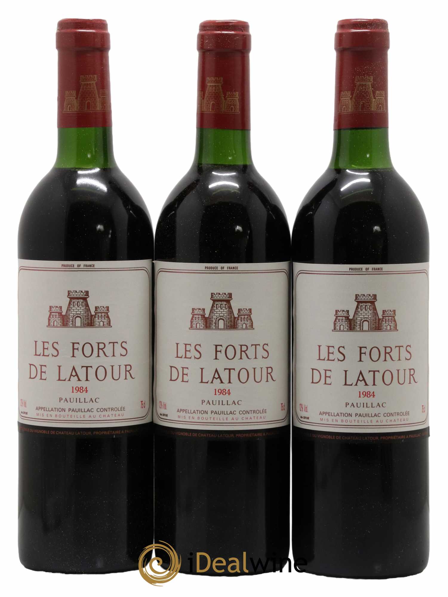 Les Forts de Latour Second Vin 1984 - Lotto di 3 bottiglie - 0