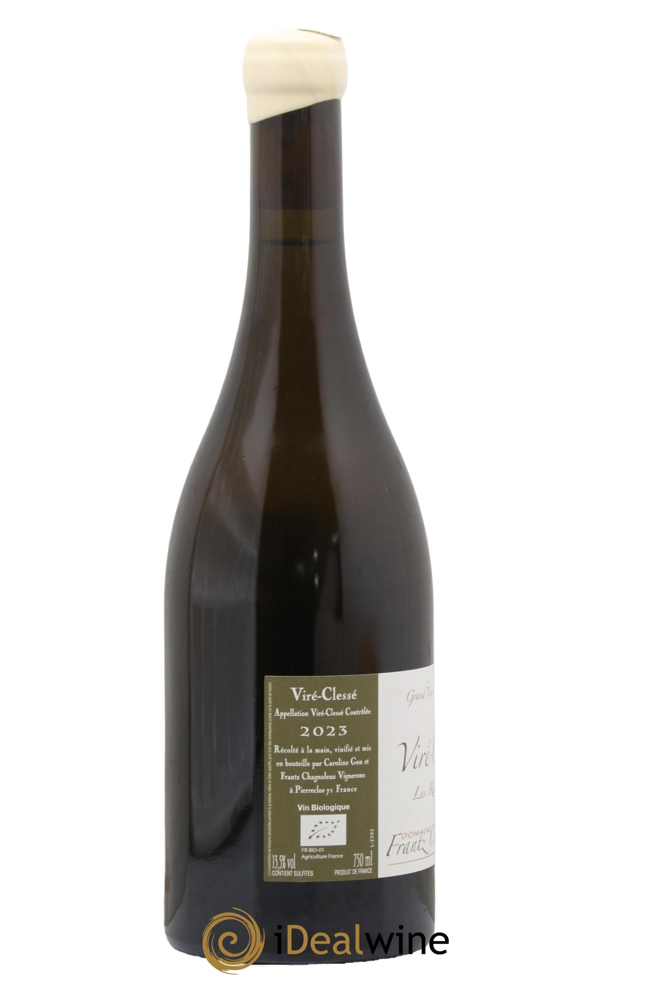 Viré-Clessé Les Raspillères Frantz Chagnoleau (Domaine) 2023 - Lot of 1 bottle - 1