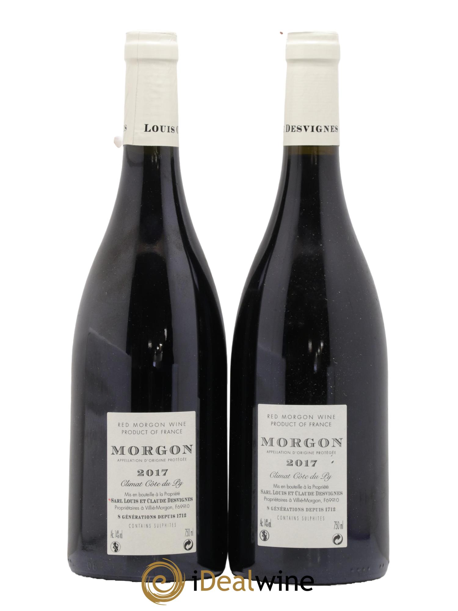 Morgon Javernières Louis-Claude Desvignes 2017 - Lot de 2 bouteilles - 1