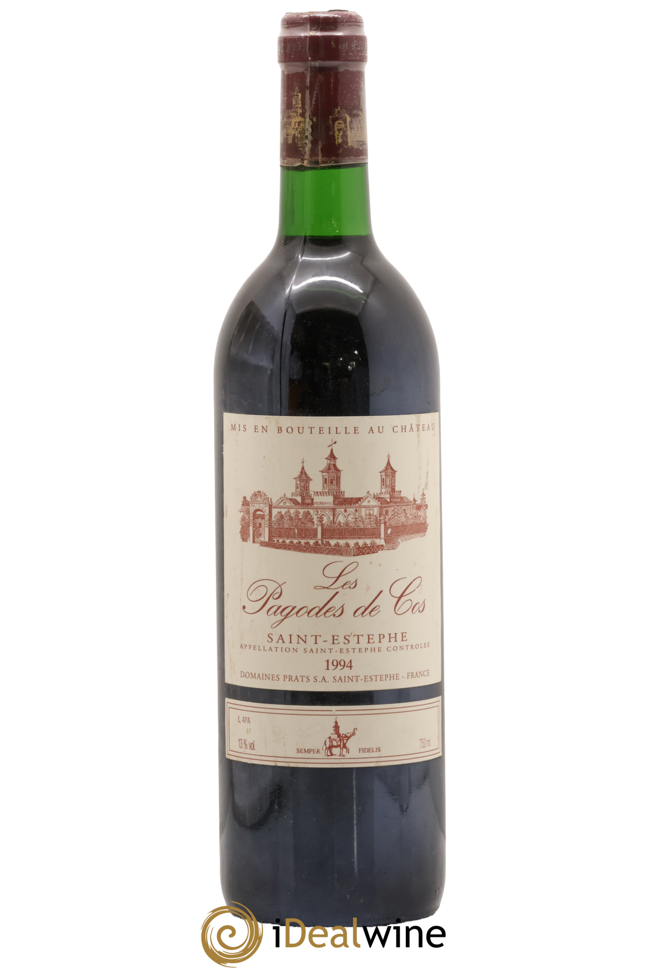 Les Pagodes de Cos Second Vin 1994 - Posten von 1 Flasche - 0