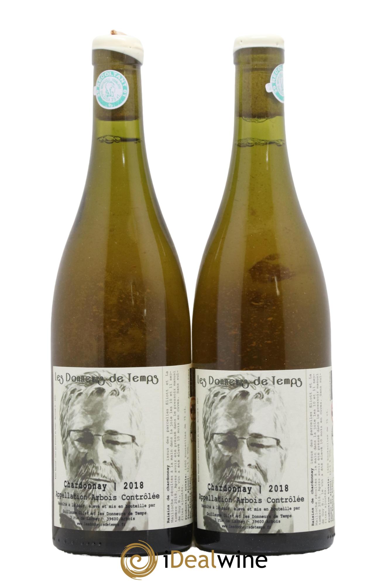 Arbois Chardonnay Les Donneurs de Temps 2018 - Lot de 2 bouteilles - 0