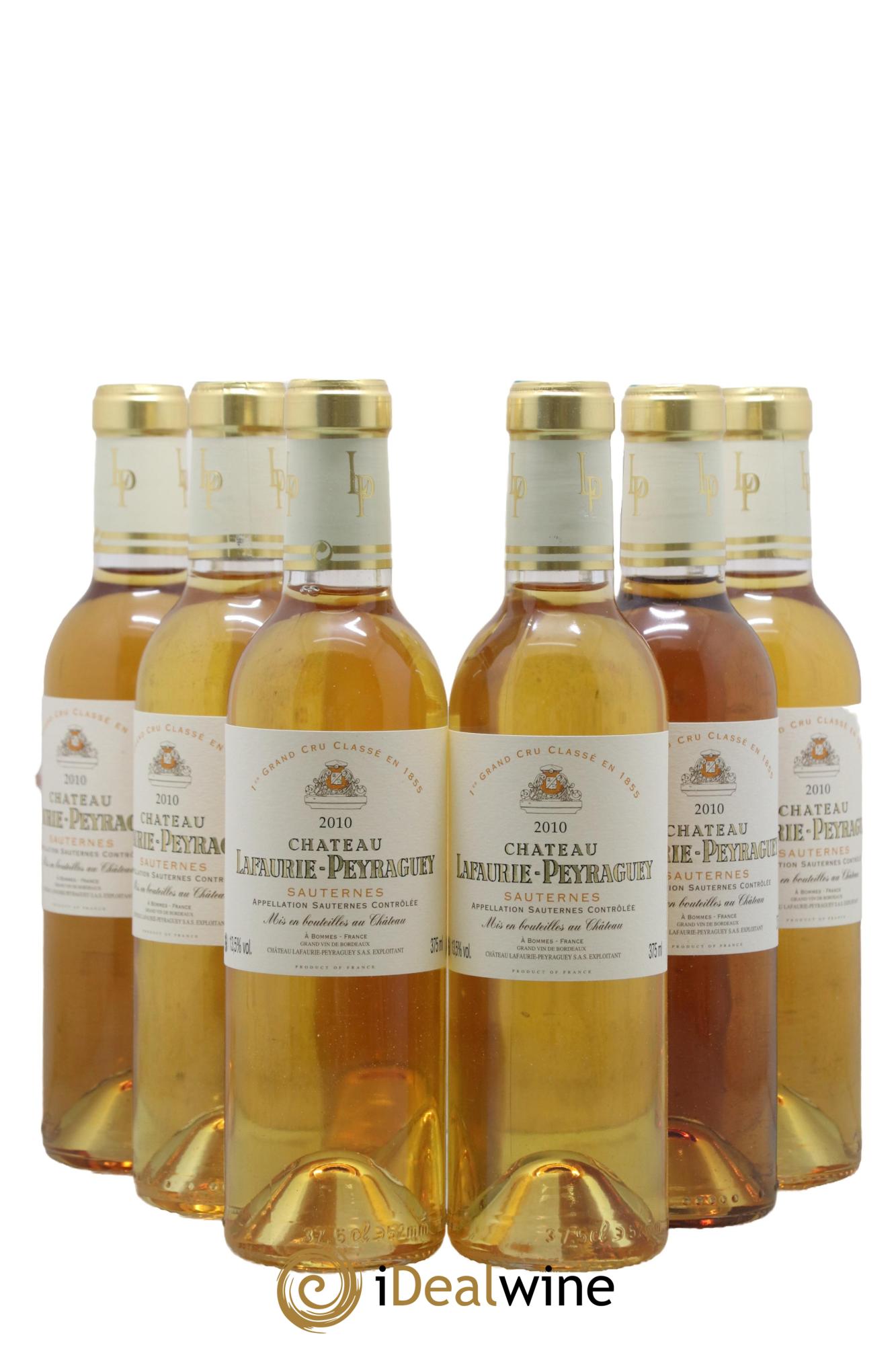 Château Lafaurie-Peyraguey 1er Grand Cru Classé 2010 - Posten von 24 Demi-Flaschen - 4