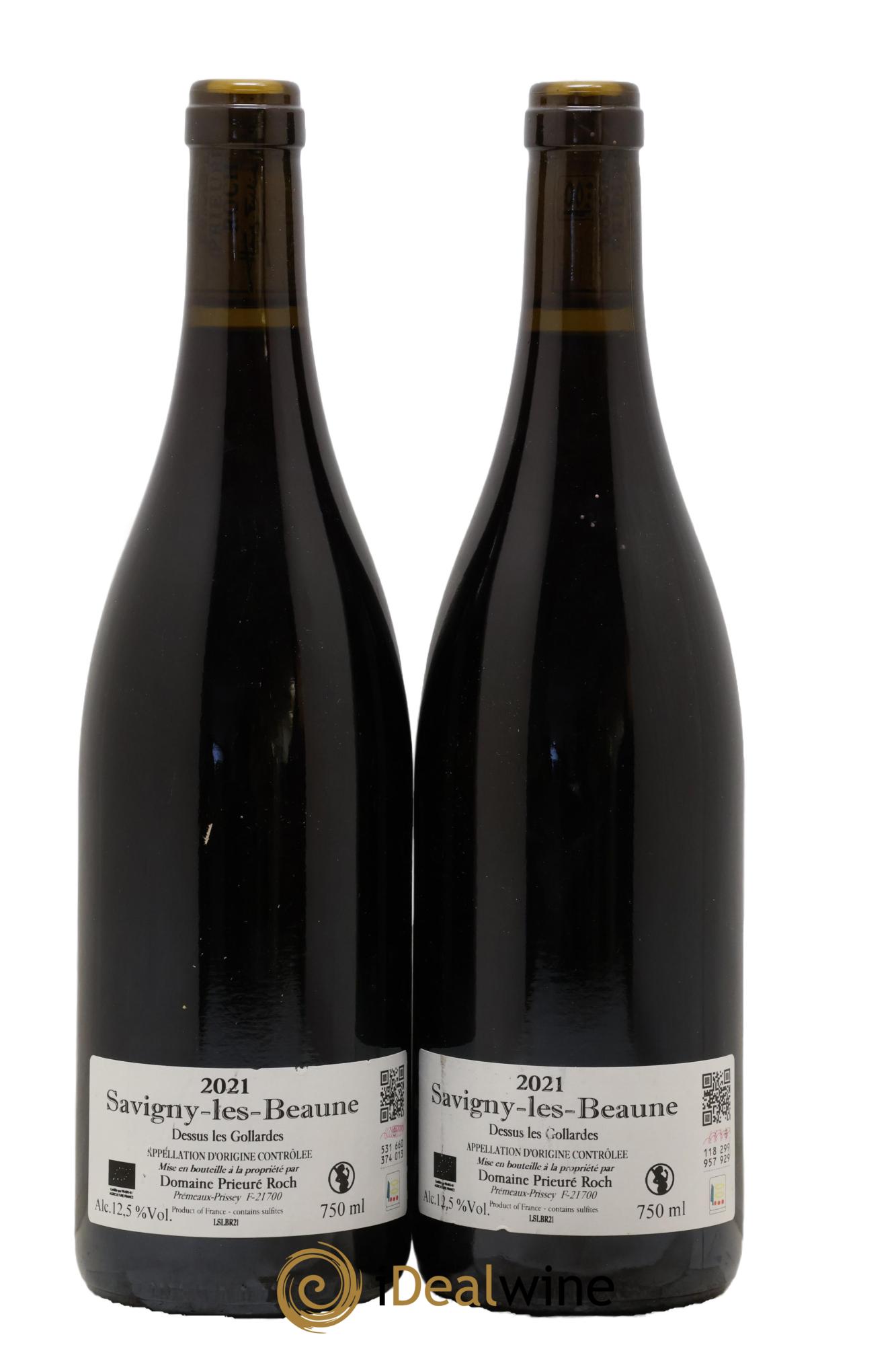 Savigny-lès-Beaune Dessus Les Gollardes Prieuré Roch 2021 - Lot of 2 bottles - 1
