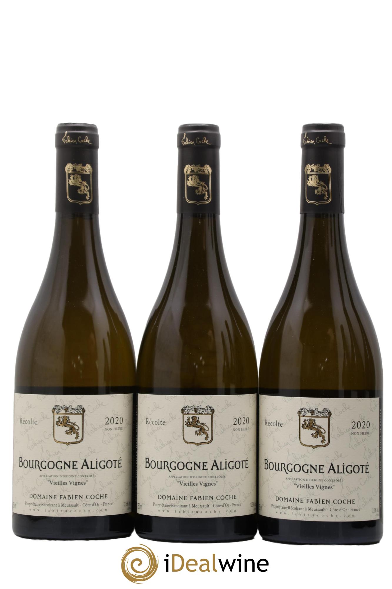 Bourgogne Aligoté Vieilles Vignes Domaine Fabien Coche 2020 - Lot de 6 bouteilles - 1