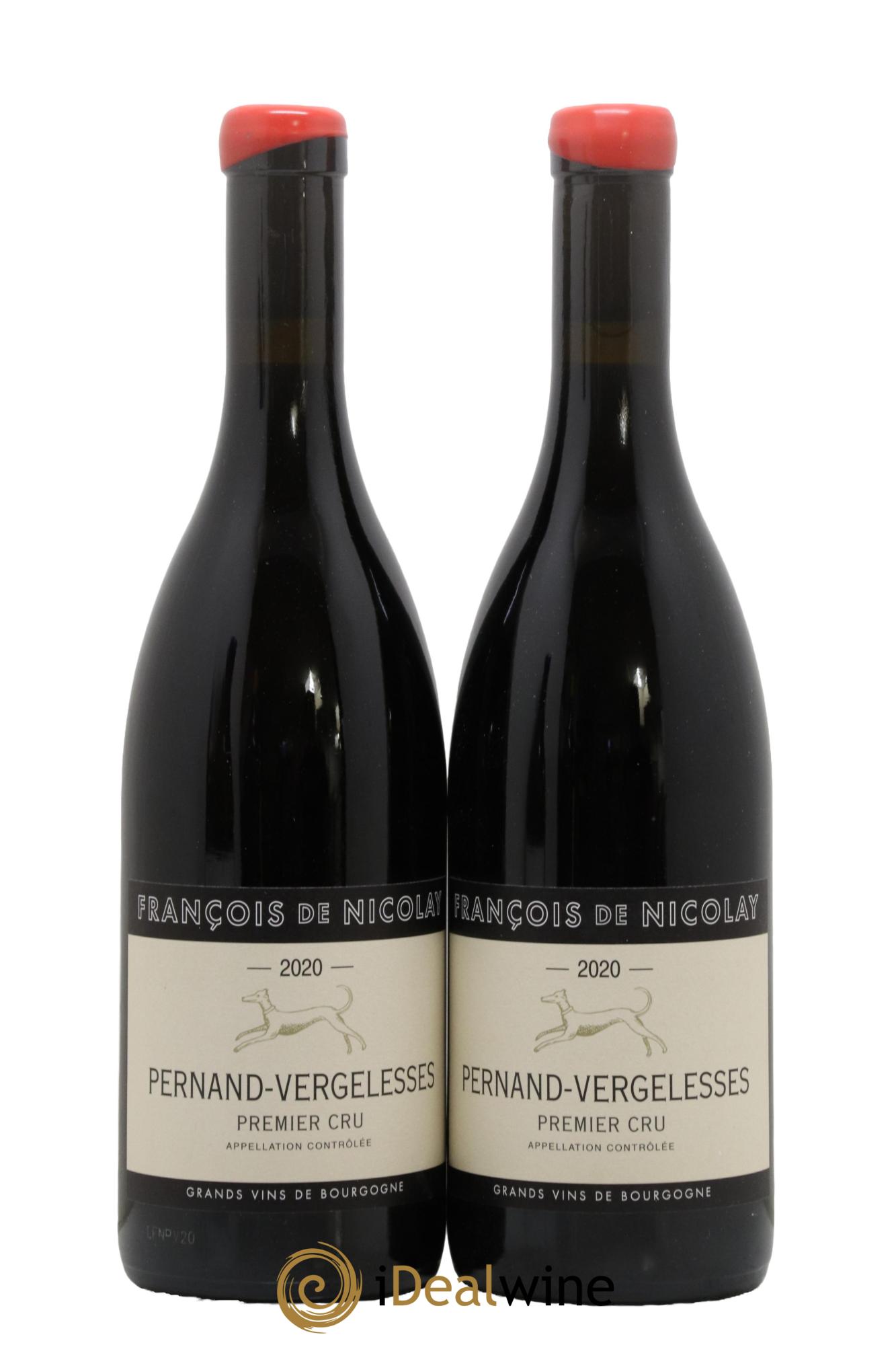 Pernand-Vergelesses 1er Cru François De Nicolay 2020 - Lot de 2 bouteilles - 0