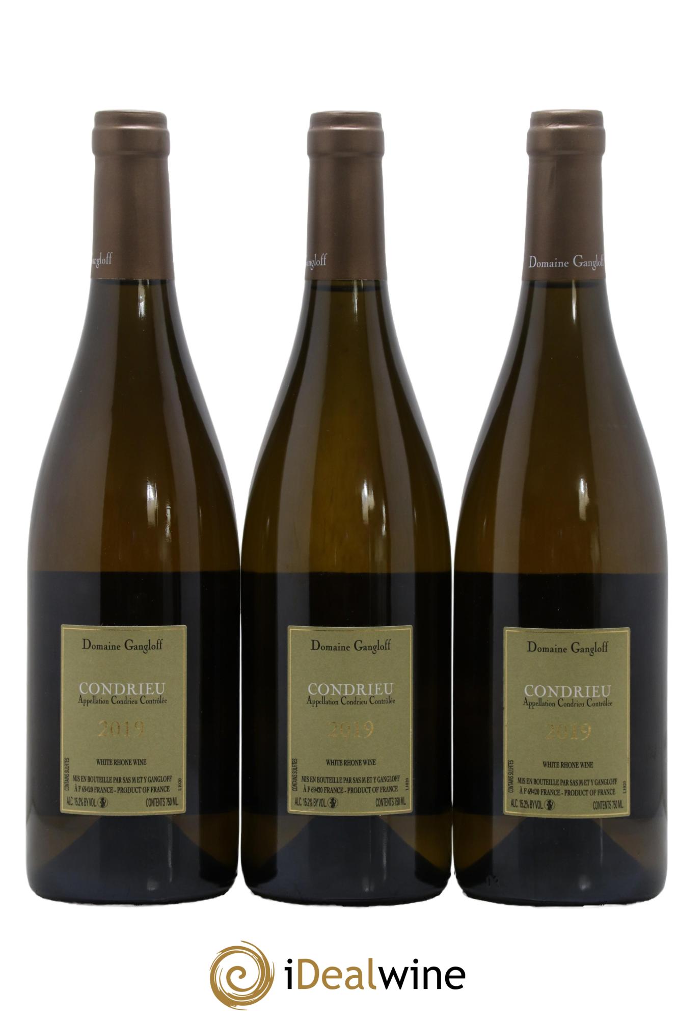 Condrieu Domaine Gangloff (Domaine) 2019 - Lot de 3 bouteilles - 1