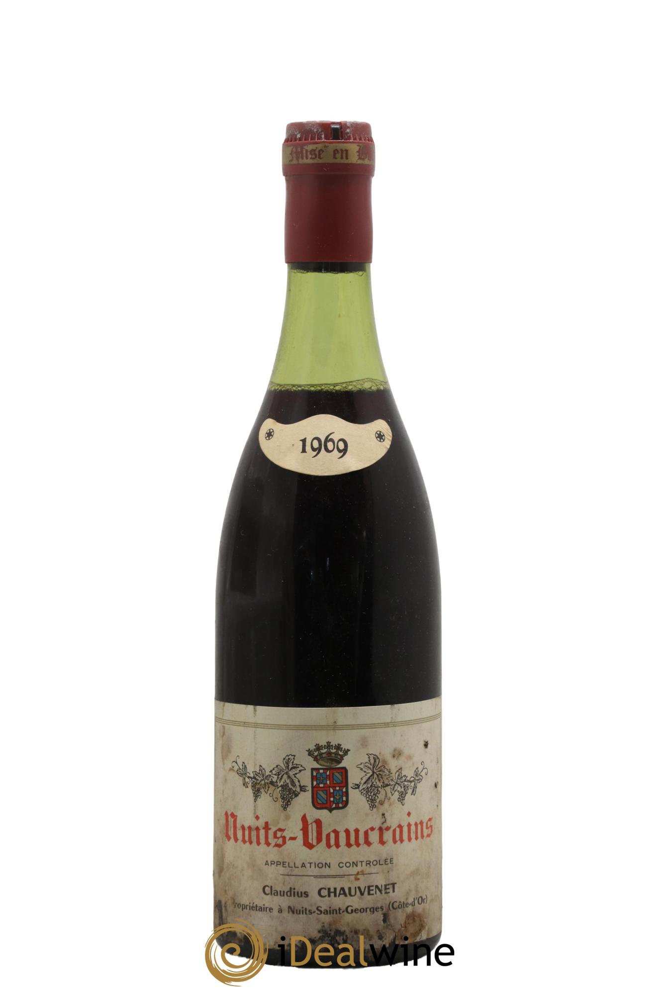 Nuits-Saint-Georges Vaucrains Claudius Chauvenet 1969 - Posten von 1 Flasche - 0