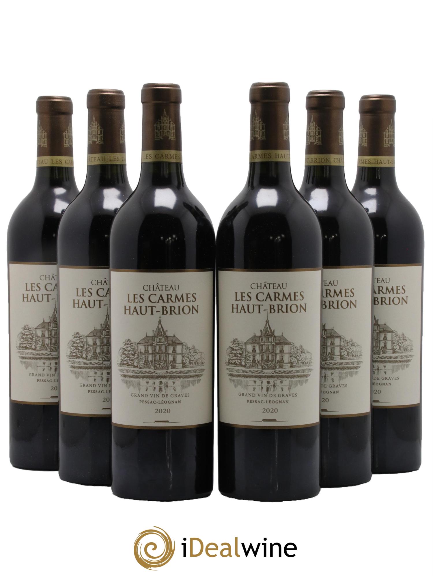 Château Les Carmes Haut-Brion 2020 - Lot de 6 bouteilles - 0