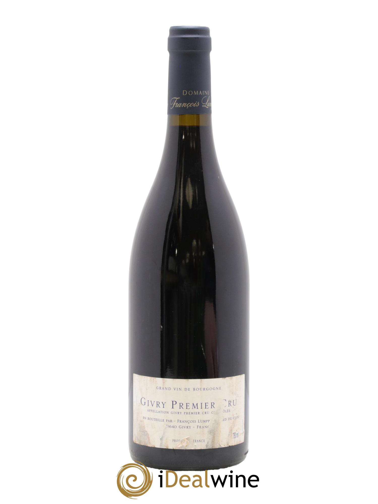 Givry 1er Cru Clos du Cras Long François Lumpp (Domaine) 2018 - Lot de 1 bouteille - 1