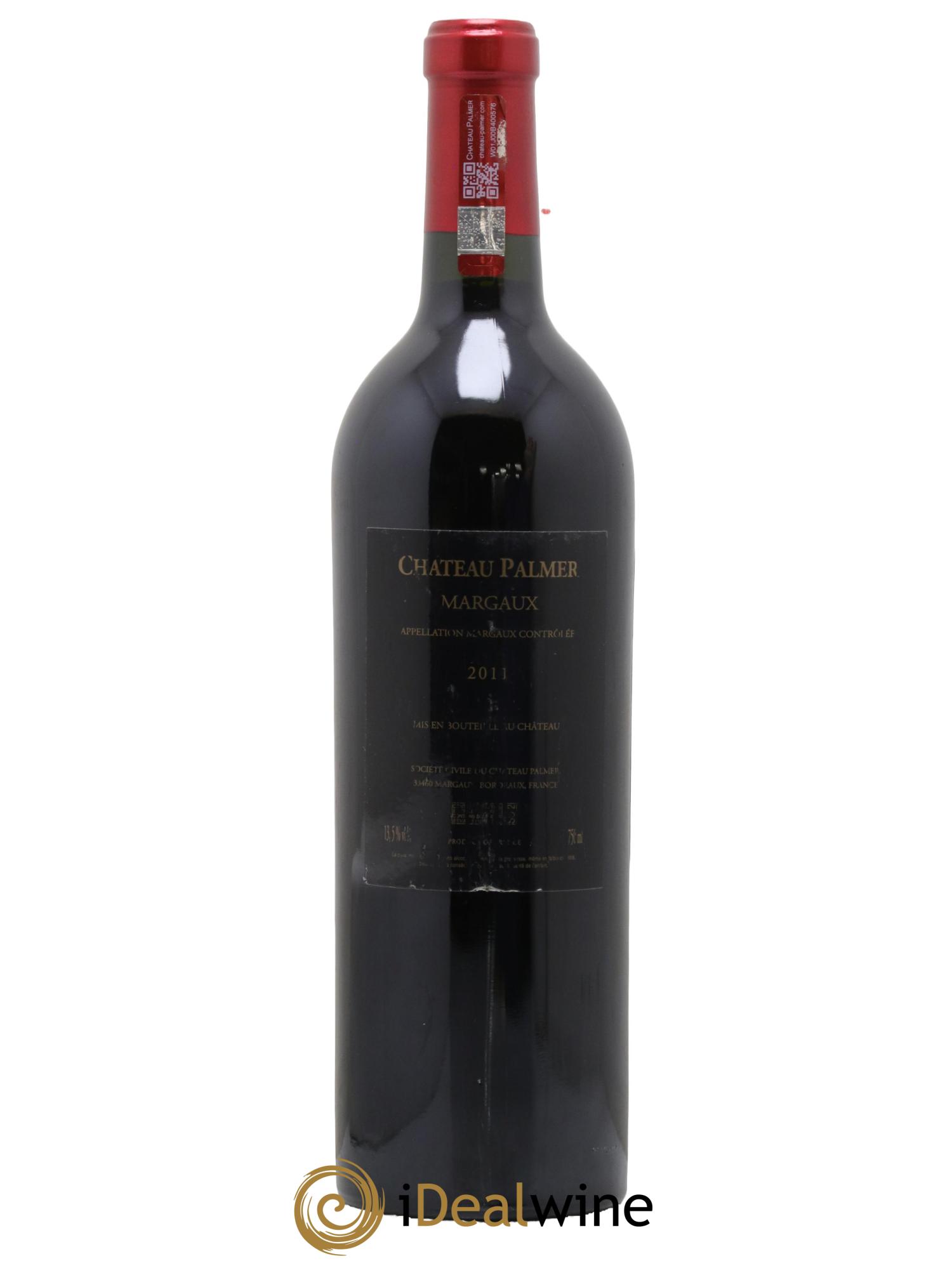 Château Palmer 3ème Grand Cru Classé 2011 - Lot de 1 bouteille - 1