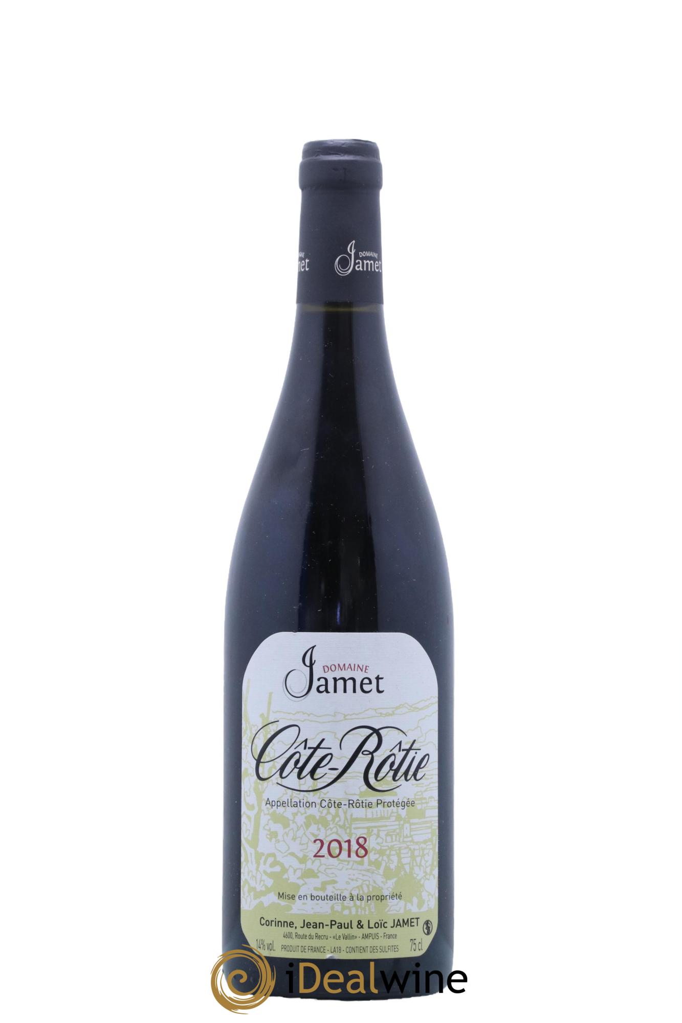 Côte-Rôtie Jamet (Domaine) 2018 - Lot de 1 bouteille - 0