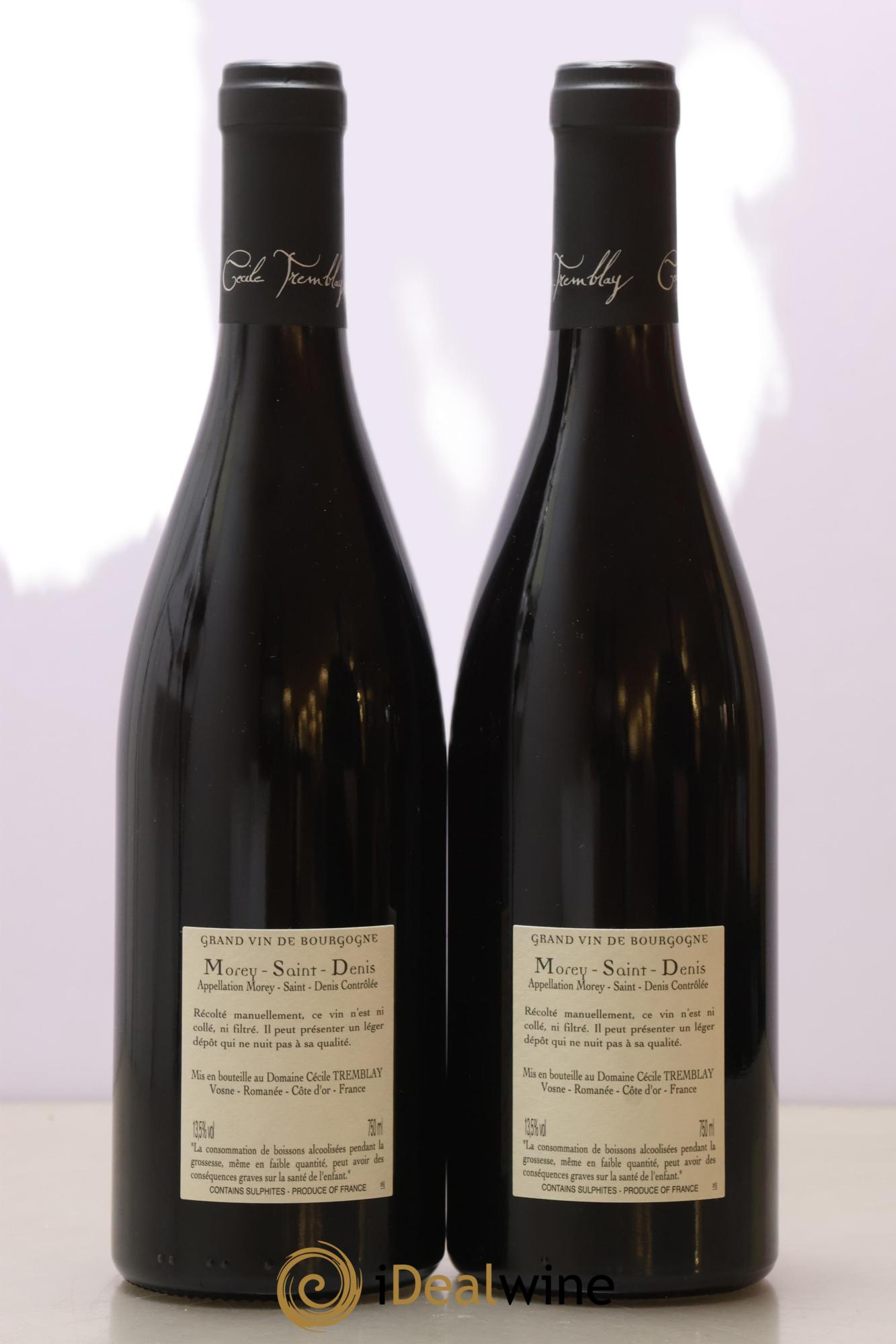 Morey Saint-Denis Très Girard Cécile Tremblay 2022 - Lot de 2 bouteilles - 1