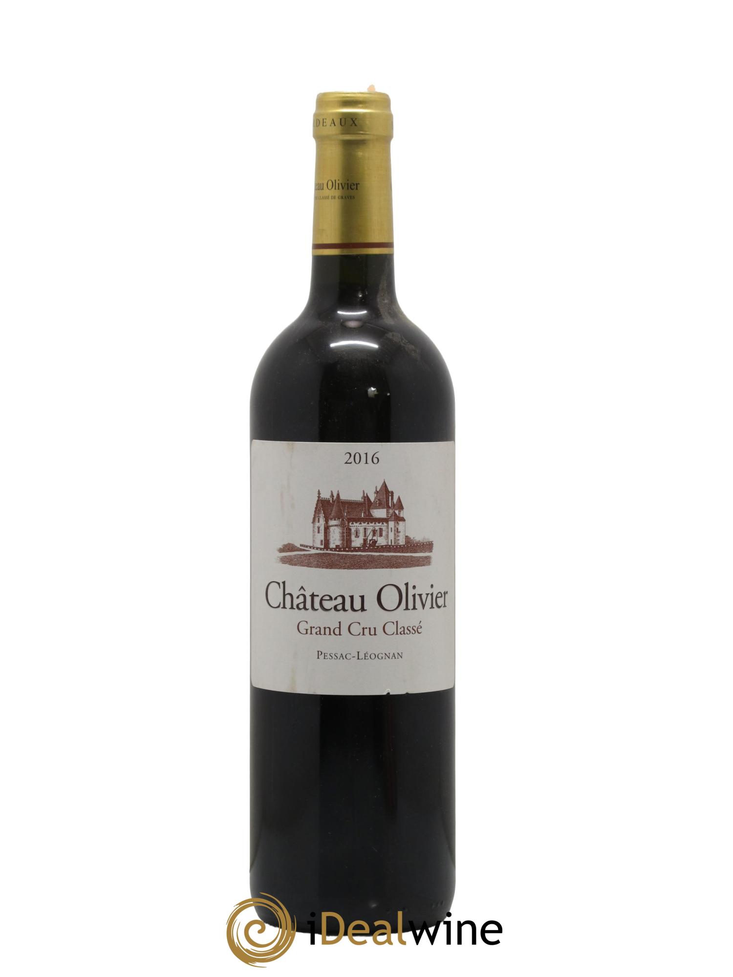 Château Olivier Cru Classé de Graves 2016 - Lot de 1 bouteille - 0