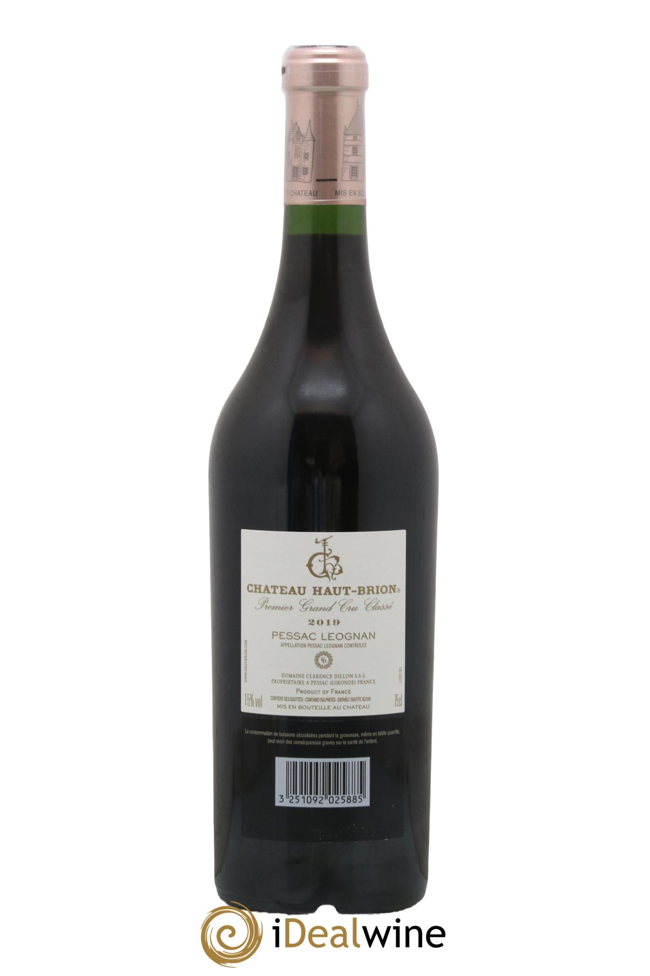 Château Haut Brion 1er Grand Cru Classé 2019 - Lot of 1 bottle - 1