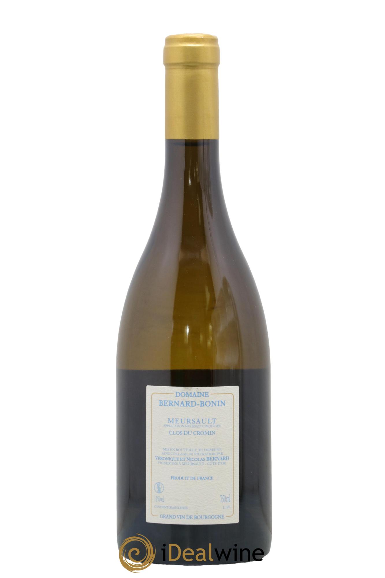 Meursault Clos du Cromin Bernard Bonin 2016 - Posten von 1 Flasche - 1