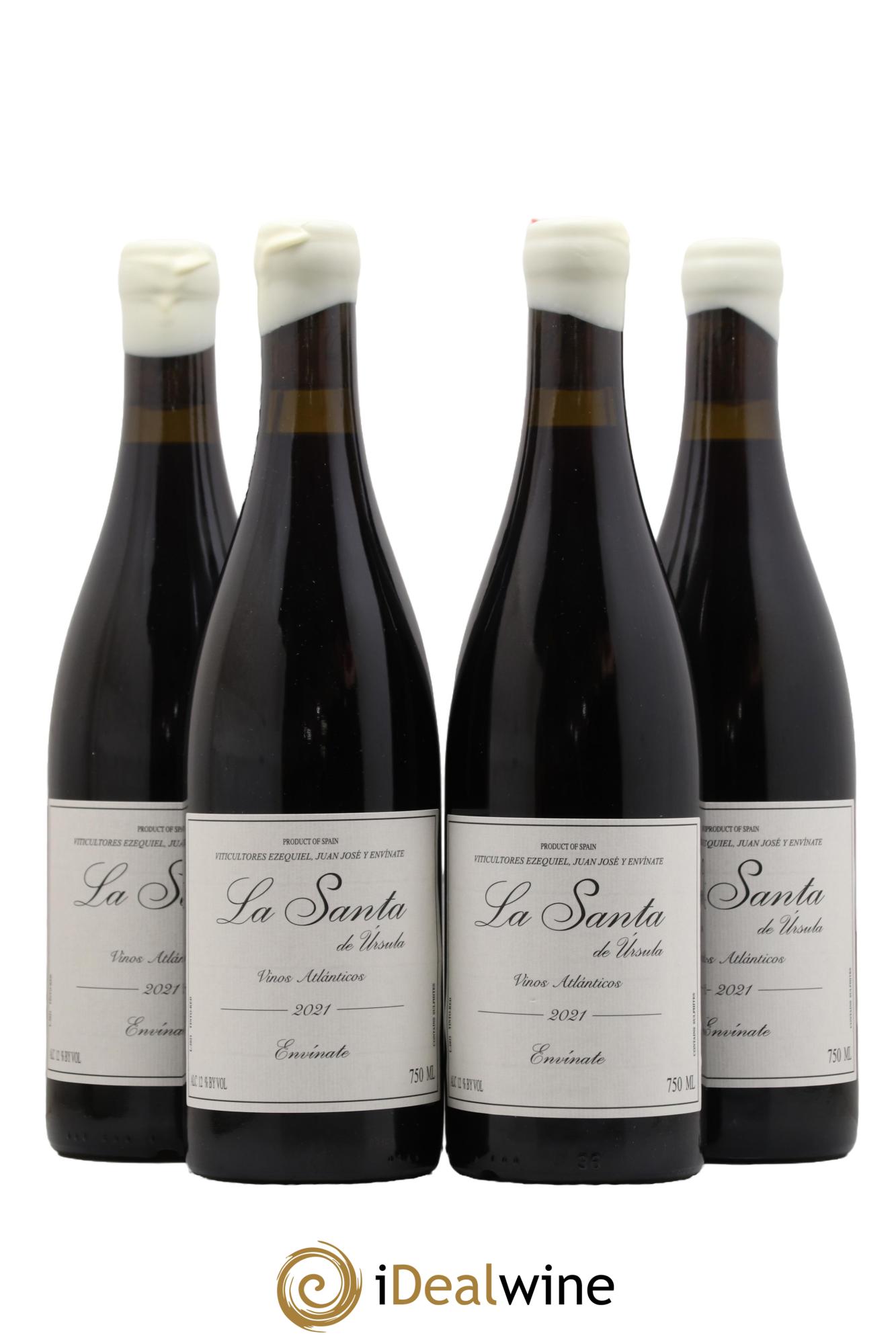 Espagne Tenerife La Santa De Ursula Envinate 2021 - Lot de 4 bouteilles - 0