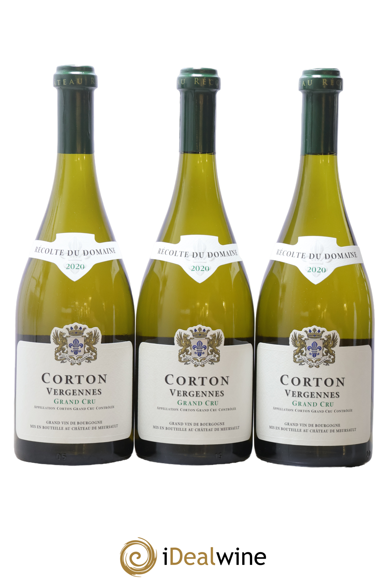 Corton-Vergennes Grand Cru Château de Meursault 2020 - Lot de 3 bouteilles - 0