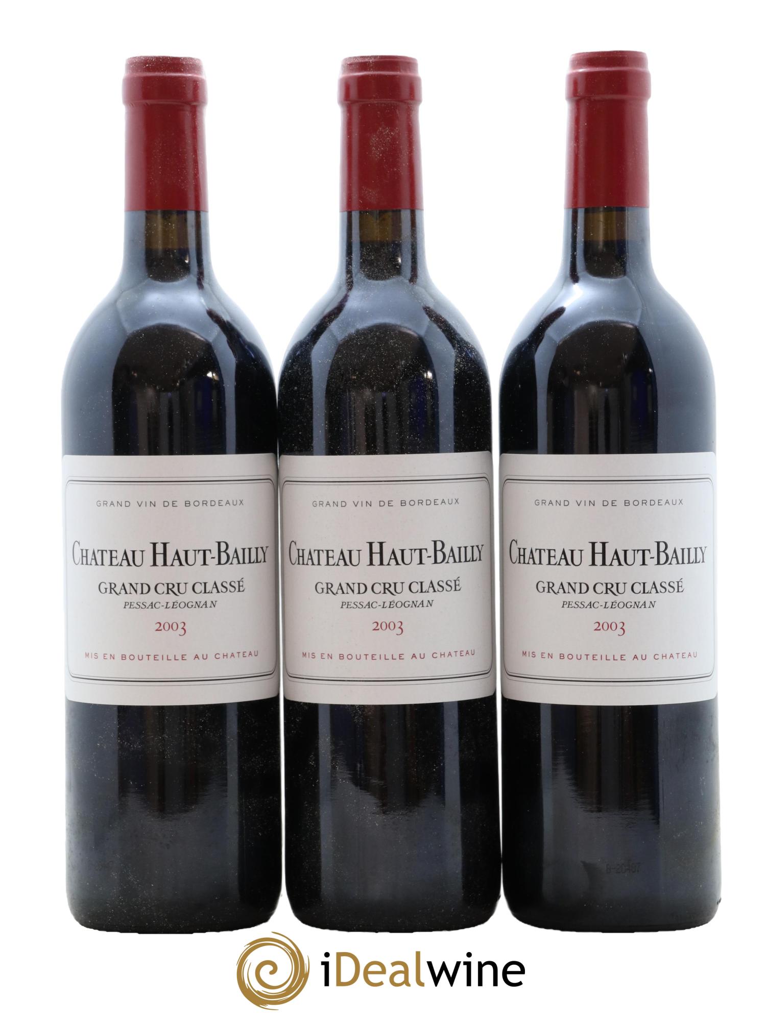 Château Haut-Bailly Cru Classé de Graves 2003 - Lot de 12 bouteilles - 4