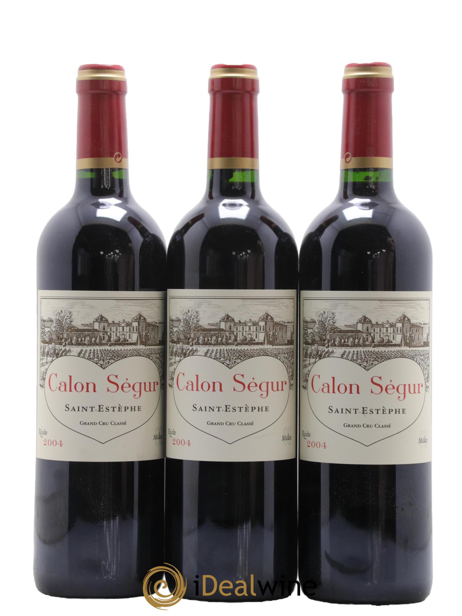 Château Calon Ségur 3ème Grand Cru Classé  2004 - Lot of 12 bottles - 4