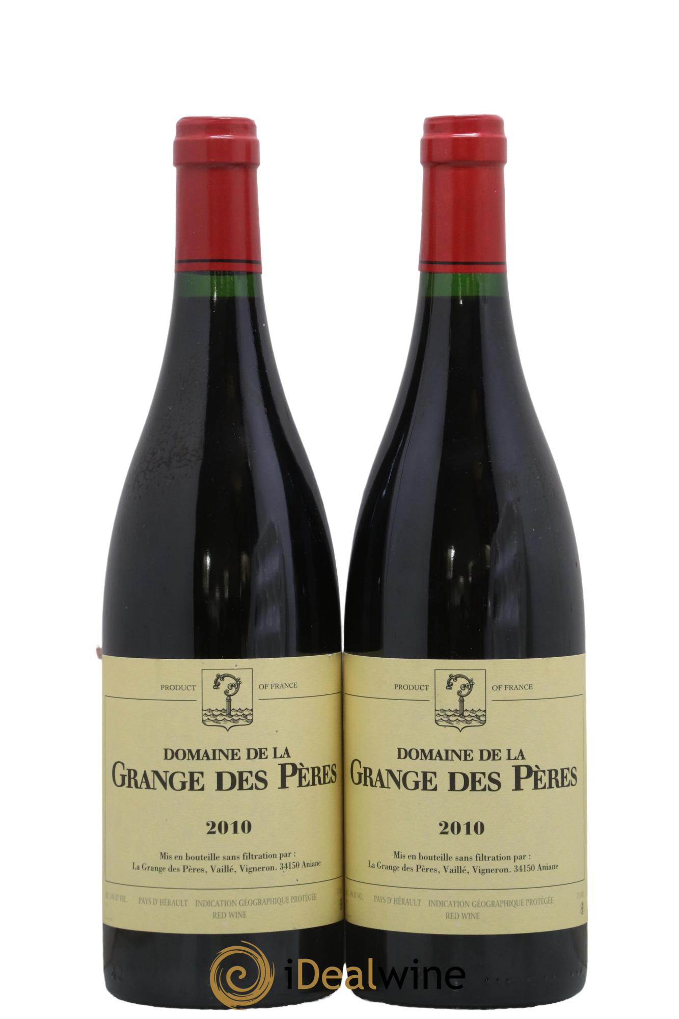 Pays d'Hérault Grange des Pères Laurent Vaillé 2010 - Lot de 2 bouteilles - 0