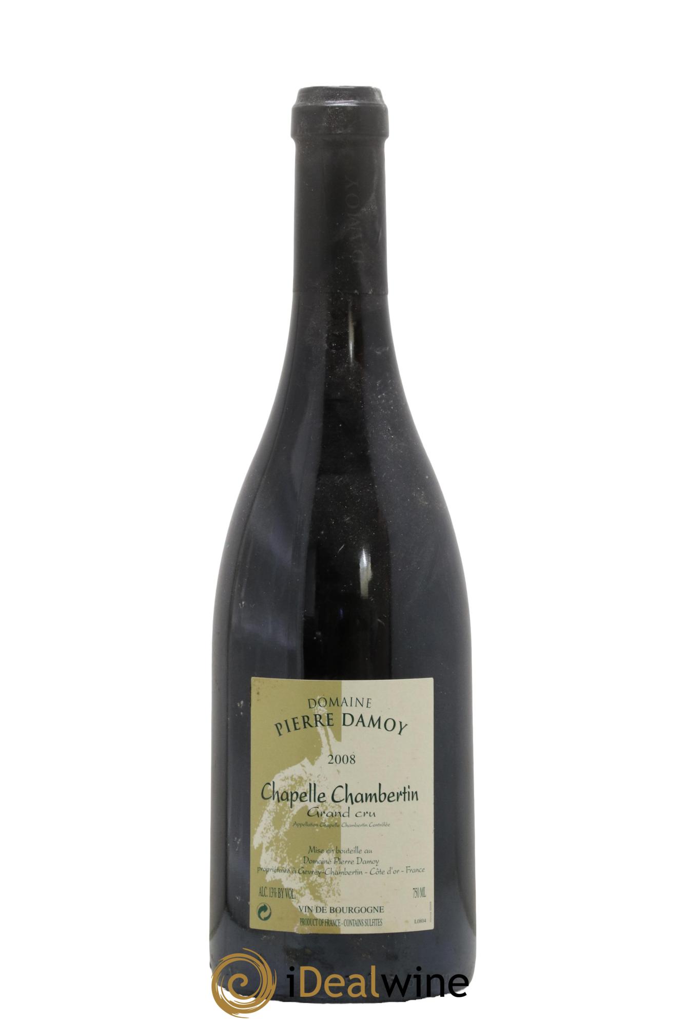 Chapelle-Chambertin Grand Cru Pierre Damoy 2008 - Lot de 1 bouteille - 0