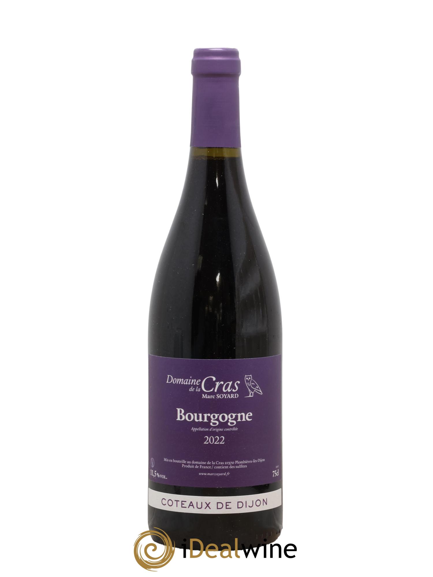 Côteaux de Dijon Domaine de la Cras - Marc Soyard 2022 - Lot de 1 bouteille - 0