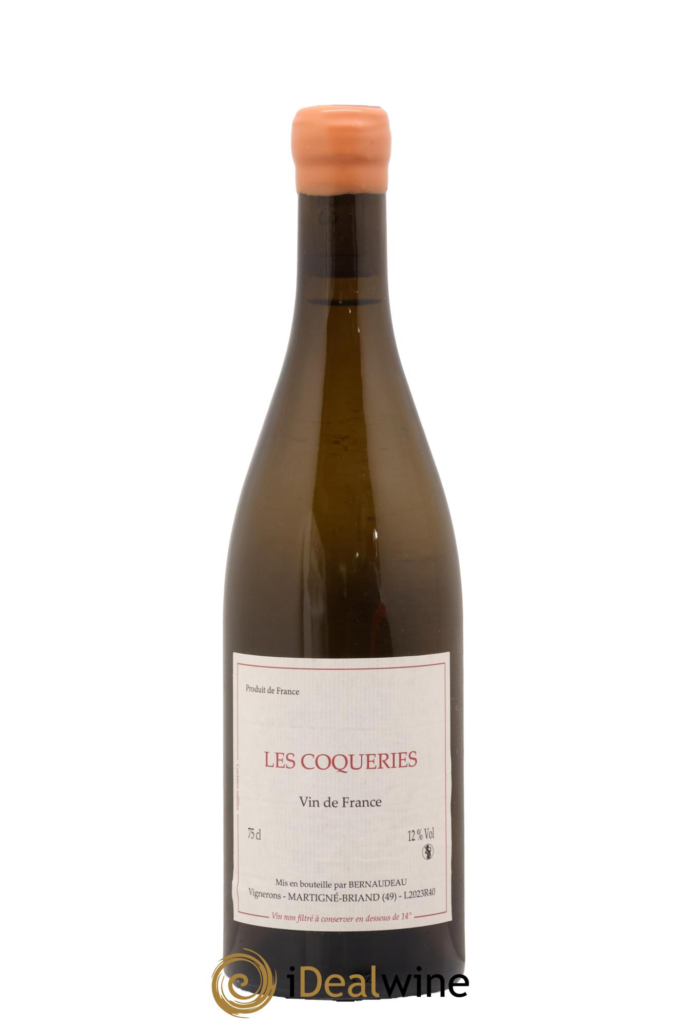 Vin de France Les Coqueries Stéphane Bernaudeau (Domaine) 2023 - Lot de 1 bouteille - 0