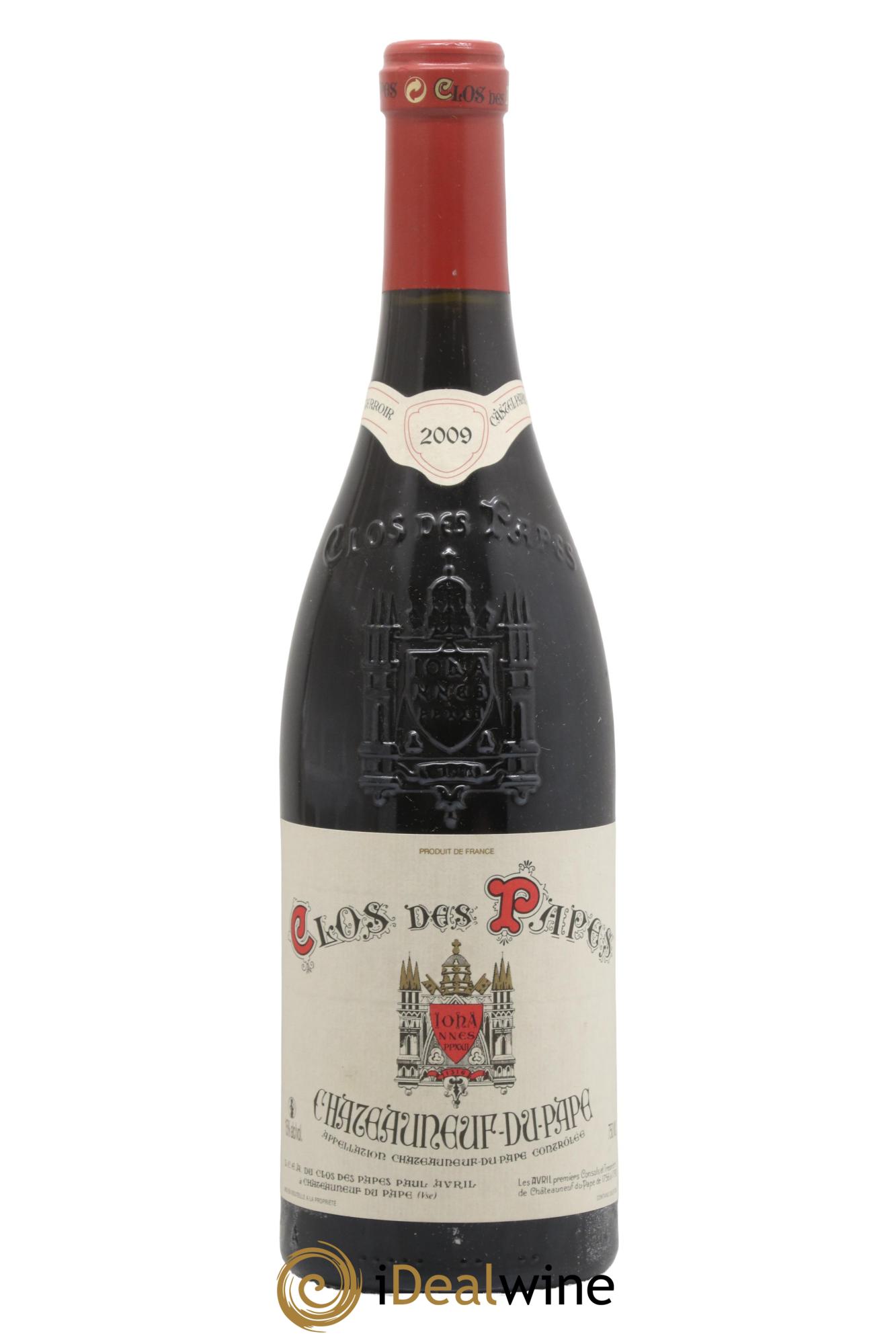 Châteauneuf-du-Pape Clos des Papes - Paul Avril 2009 - Posten von 1 Flasche - 0