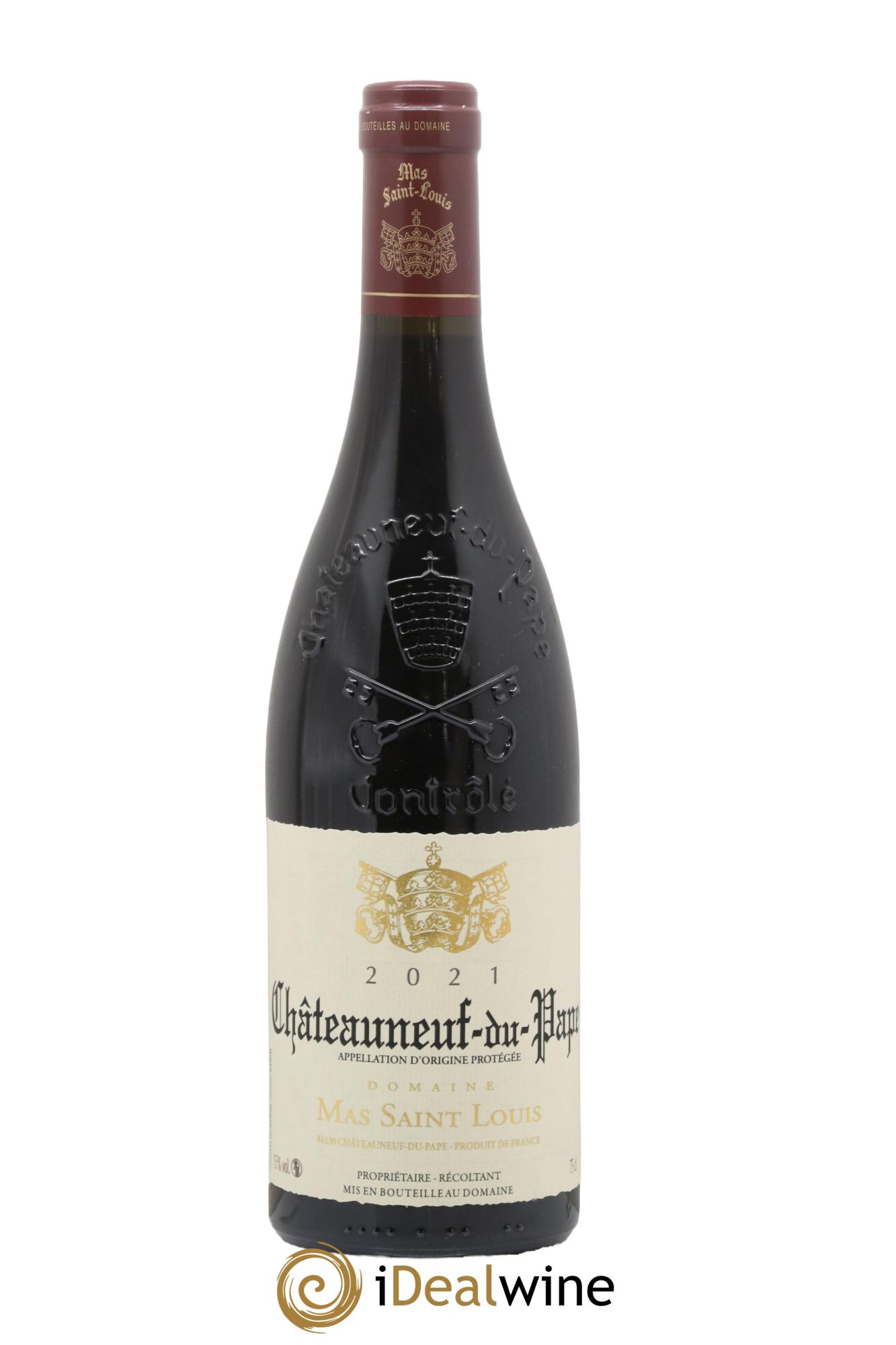 Châteauneuf-du-Pape Mas Saint-Louis 2021 - Posten von 1 Flasche - 0