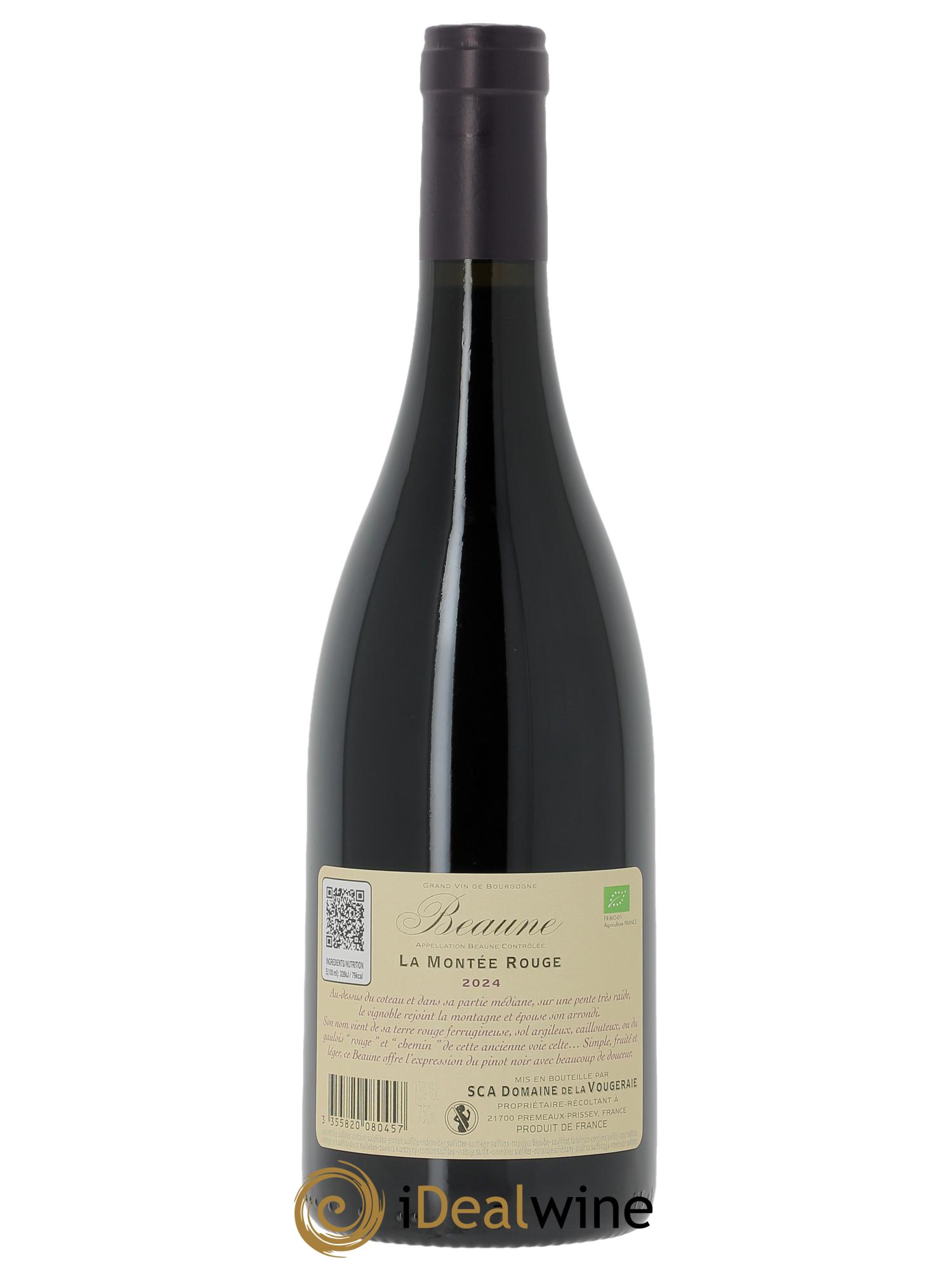 Beaune La Montée Rouge La Vougeraie 2024 - Lot de 1 bouteille - 1