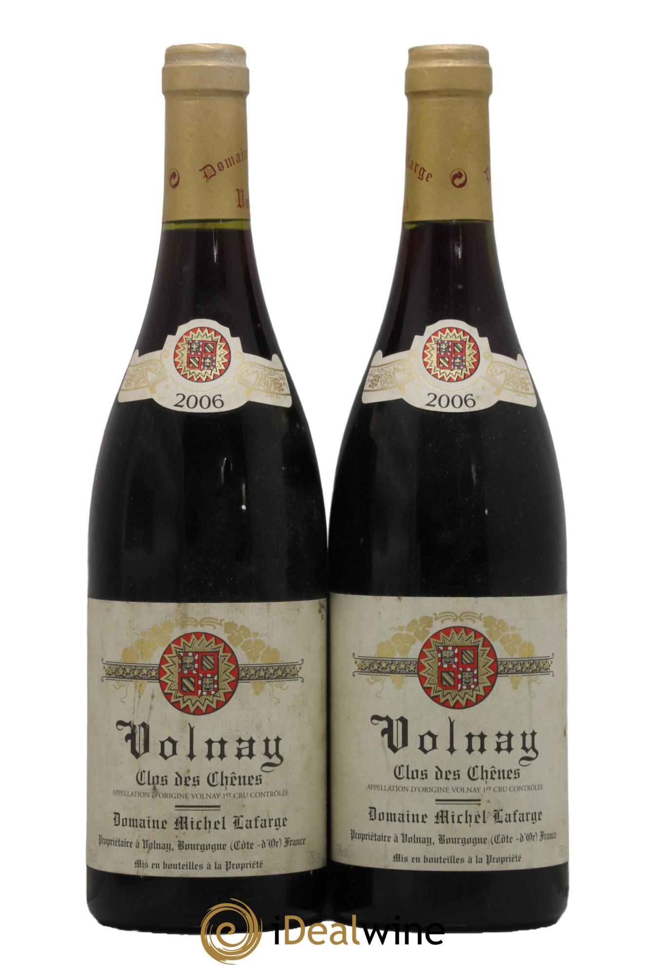 Volnay 1er Cru Clos des Chênes Lafarge (Domaine) 2006 - Lot of 2 bottles - 0