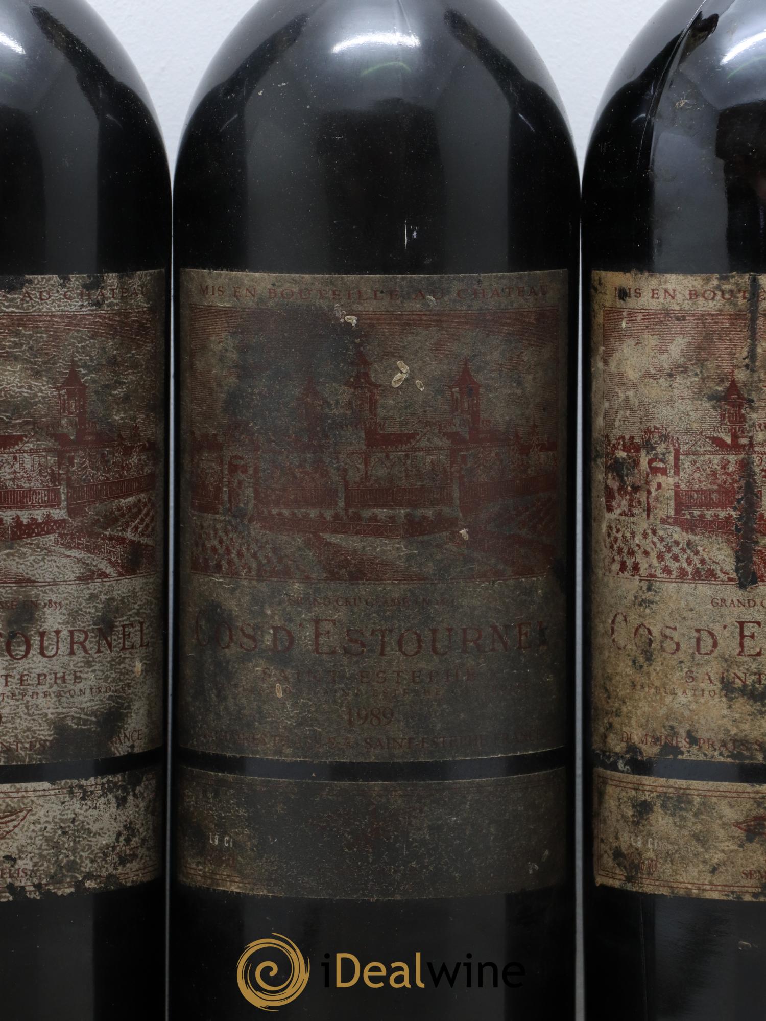 Cos d'Estournel 2ème Grand Cru Classé 1989 - Lot de 3 bouteilles - 1