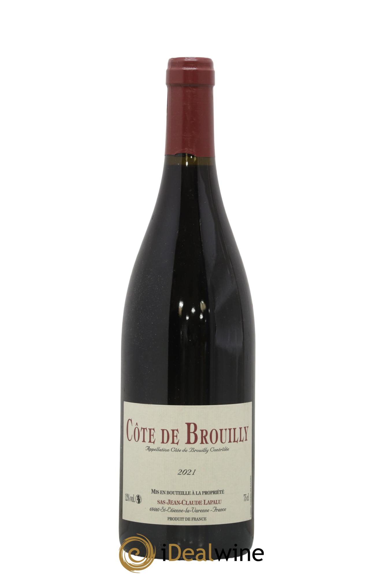 Côte de Brouilly Jean-Claude Lapalu 2021 - Lot de 1 bouteille - 0
