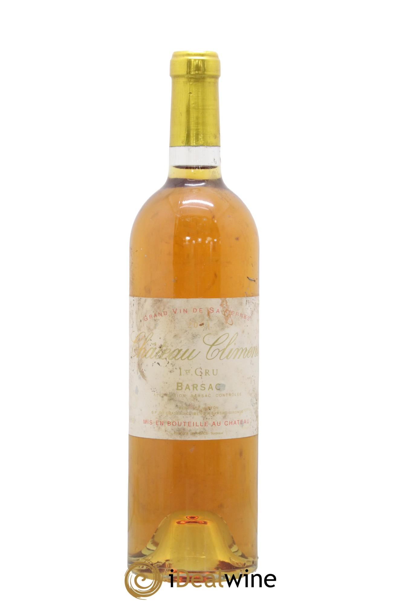 Château Climens 1er Grand Cru Classé 2001 - Lotto di 1 bottiglia - 0