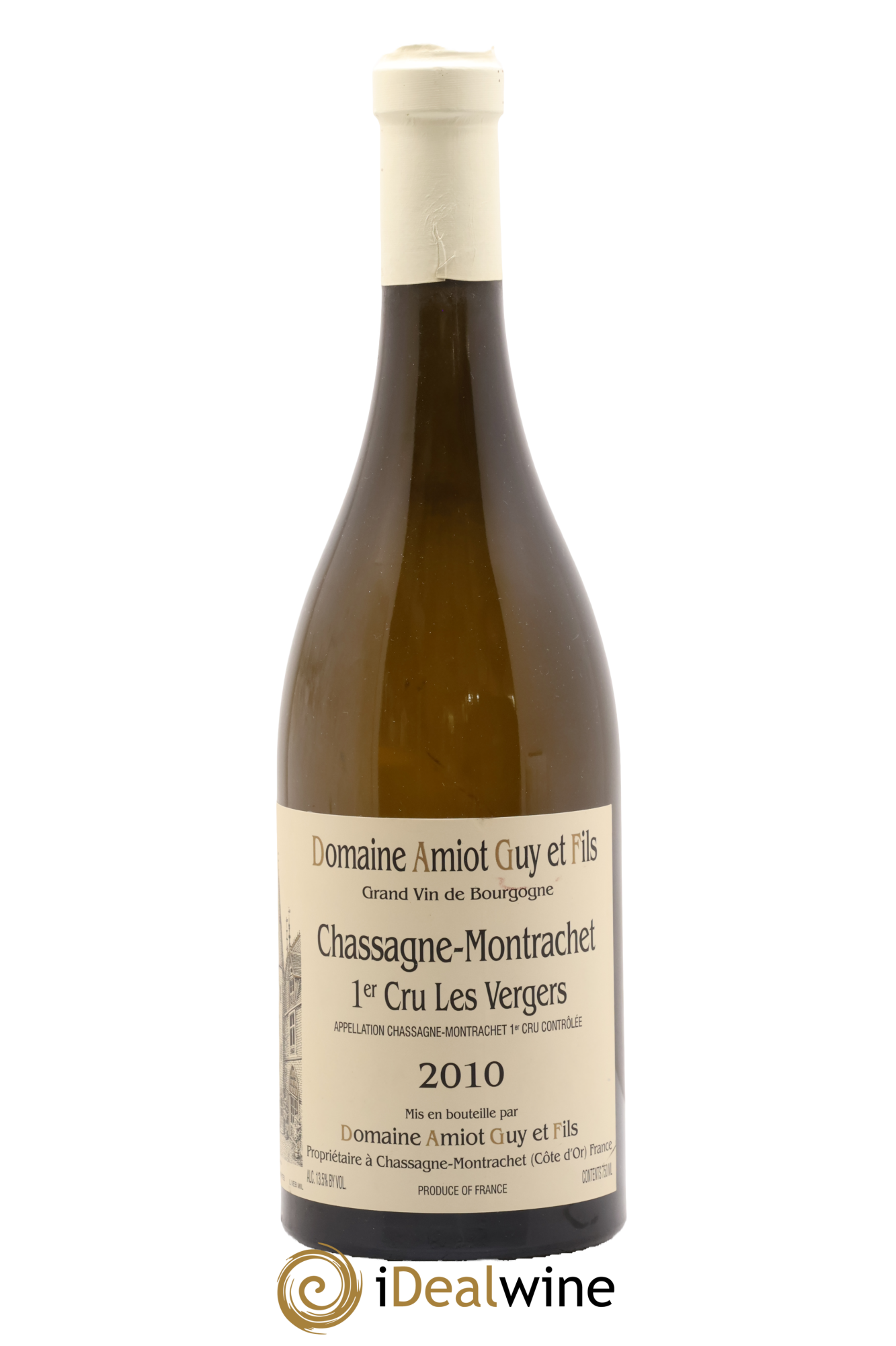 Chassagne-Montrachet 1er Cru Les Vergers Guy Amiot & Fils 2010 - Lot de 1 bouteille - 0