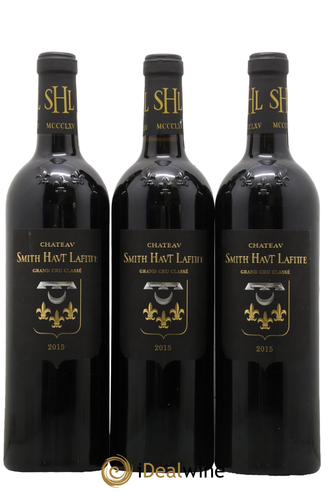 Château Smith Haut Lafitte - collection gravée or Cru Classé de Graves 2015 - Lot de 3 bouteilles - 0