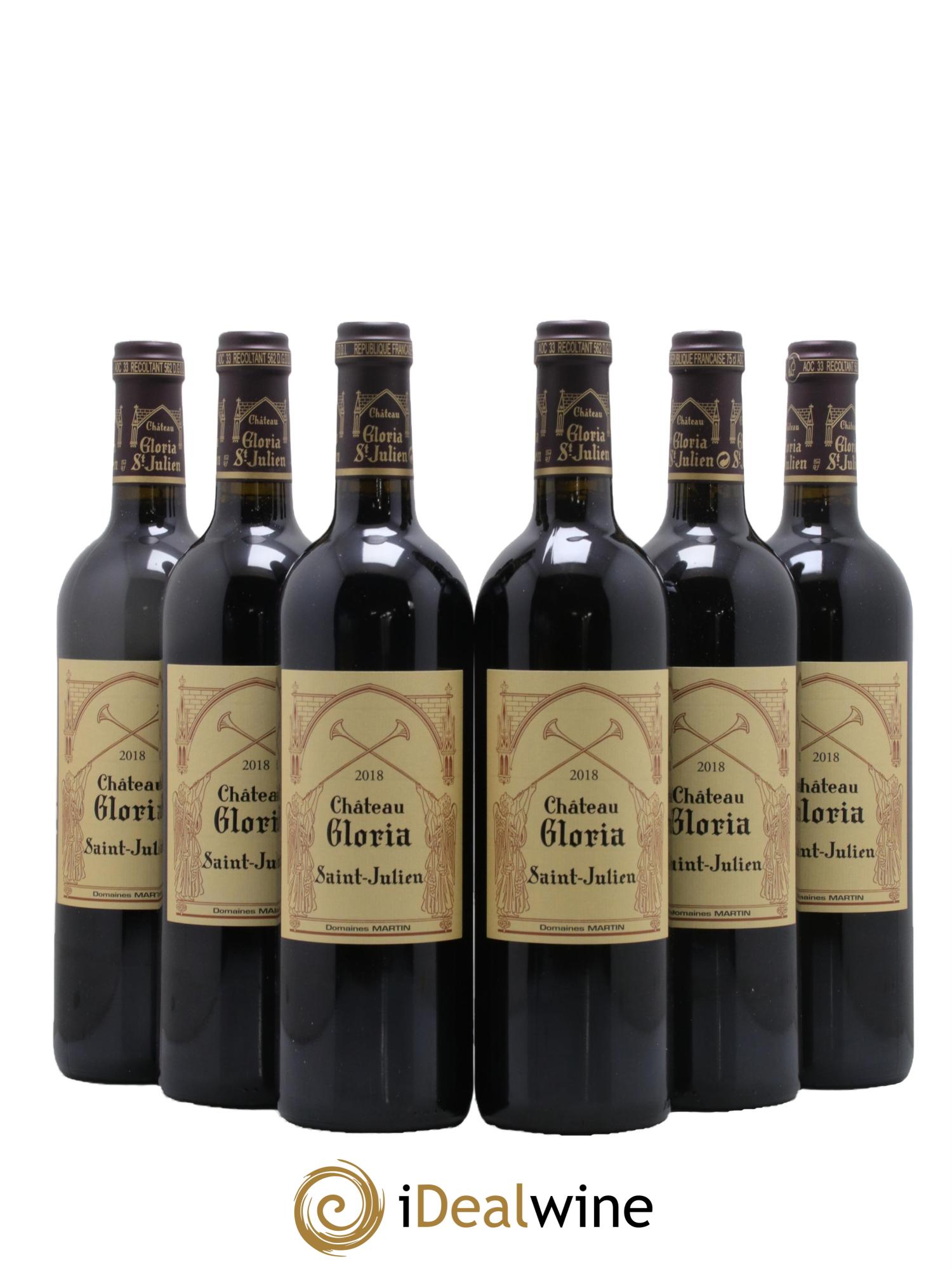 Château Gloria 2018 - Lot de 6 bouteilles - 0
