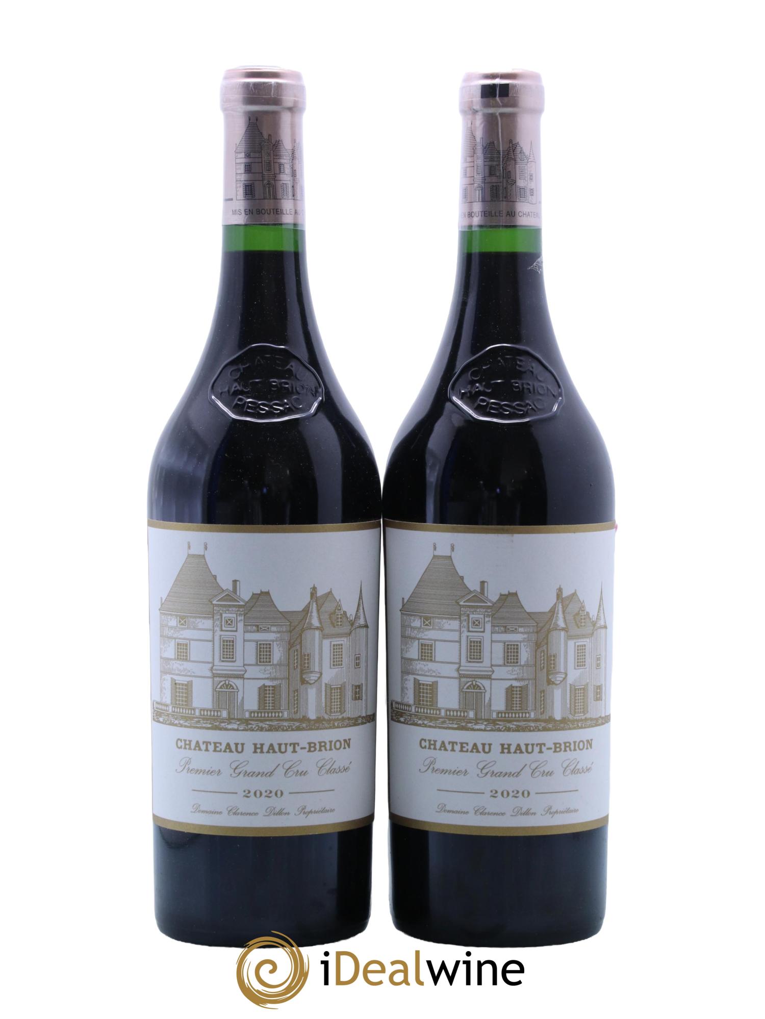 Château Haut Brion 1er Grand Cru Classé 2020 - Lotto di 2 bottiglie - 0