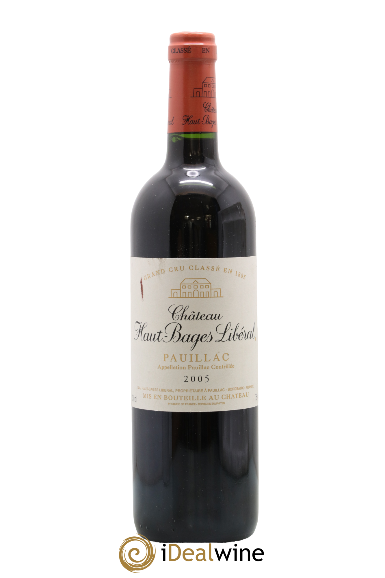 Château Haut Bages Libéral 5ème Grand Cru Classé 2005 - Lot de 1 bouteille - 0
